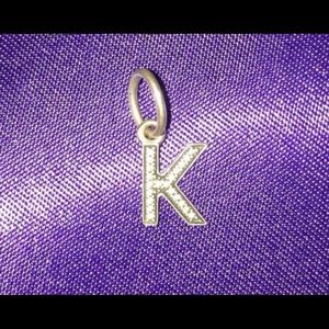PANDORA letter K charm